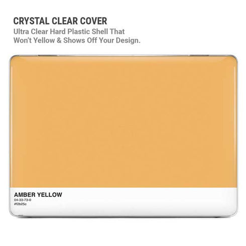 Amber Yellow MacBook Pro 14in (2021-24) Case plus Skin
